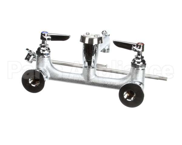 B-0665-RGH T&S Brass Service Sink Faucet, Wall Mount, 8 Cente