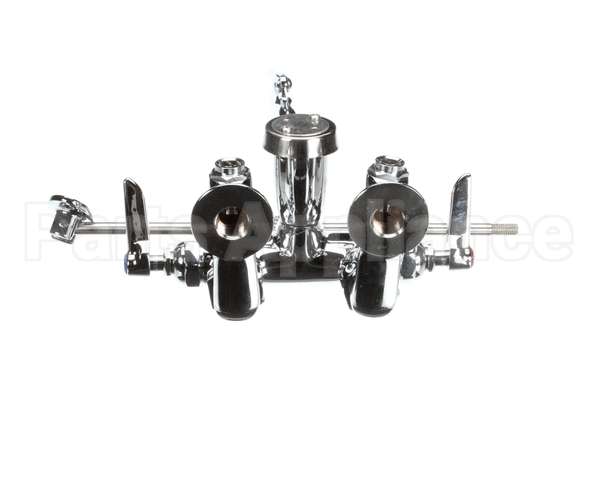 B-0667-POL T&S Brass Service Sink Faucet, Wall Mount, Adjusta