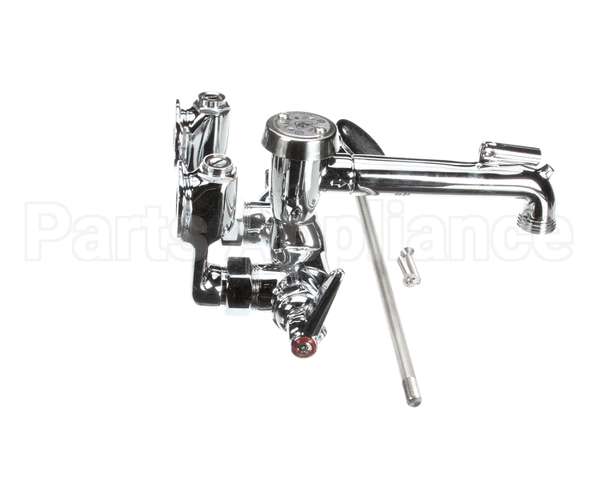 B-0667-POL T&S Brass Service Sink Faucet, Wall Mount, Adjusta