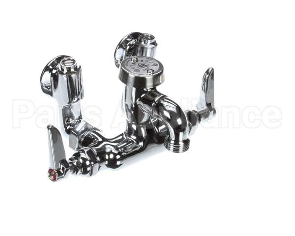 B-0669-POL T&S Brass Service Sink Faucet, Wall Mount, Adjusta