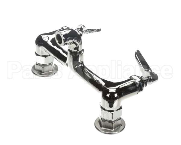 B-0672-POL T&S Brass Service Sink Faucet Wall Mount 8 Cente