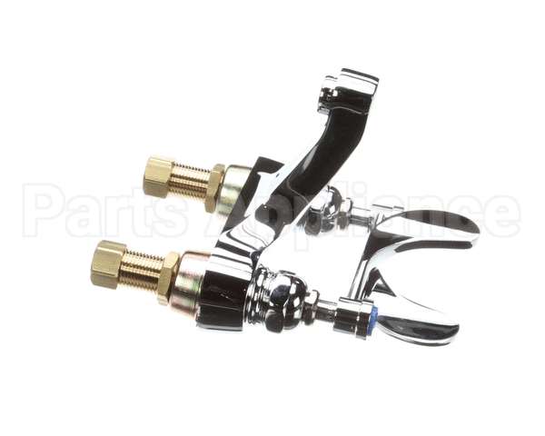 B-0890 T&S Brass Lavatory Faucet, 4 Deck Mount, Cast Spou