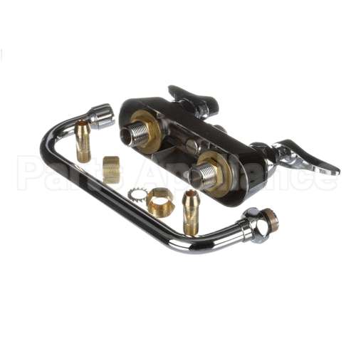 B-1101 T&S Brass Workboard Faucet, Deck Mount, 3-1/2 Cent