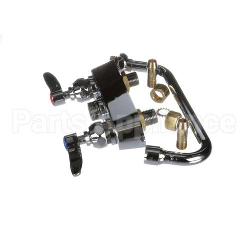 B-1101 T&S Brass Workboard Faucet, Deck Mount, 3-1/2 Cent