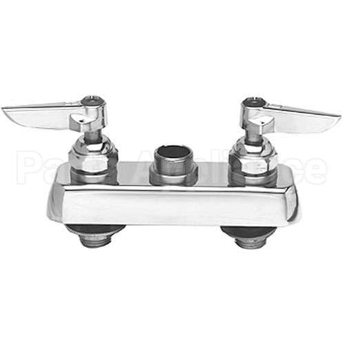 B-1110-LNM Compatible TS Brass Faucet, Deck Mount - 4" Center