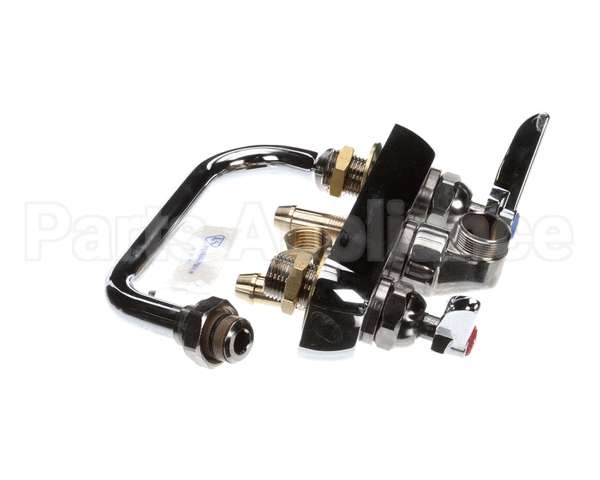 B-1115 T&S Brass Workboard Faucet, Wall Mount, 4 Centers,