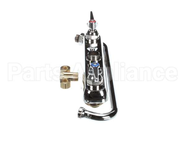B-1123 T&S Brass Workboard Faucet, Deck Mount, 8 Centers,