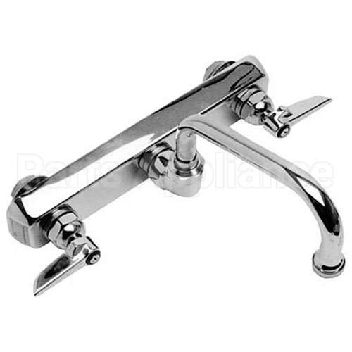 B-1128 Compatible TS Brass Faucet 8" Ctr Wall 12" Noz