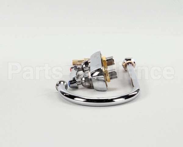 B-1141 T&S Brass Workboard Faucet, Deck Mount, 4 Centers,