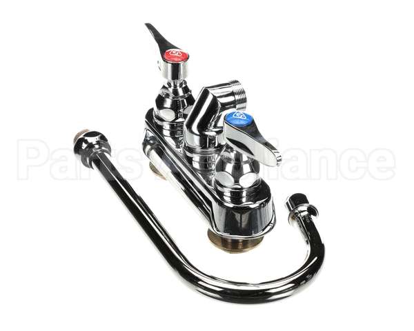 B-1146-02A T&S Brass Workboard Faucet, 4 Wall Mount, 017907-4