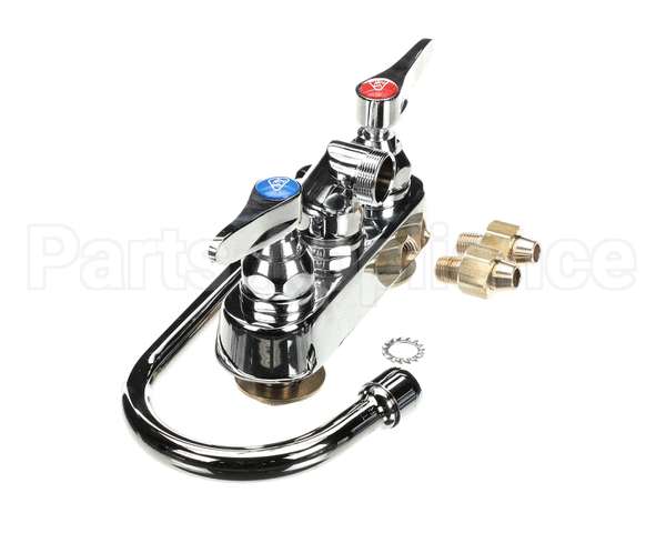 B-1146-02A T&S Brass Workboard Faucet, 4 Wall Mount, 017907-4