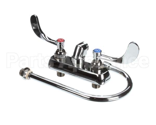 B-1146-04 T&S Brass Workboard Faucet, Wall Mount, 4 Centers,