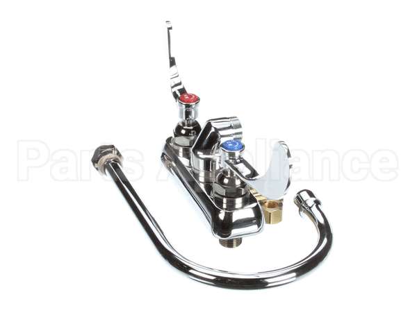 B-1146-04 T&S Brass Workboard Faucet, Wall Mount, 4 Centers,