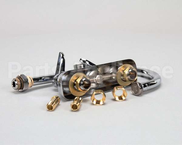 B-1146 T&S Brass Workboard Faucet, 4 Wall Mount, 133X Swi