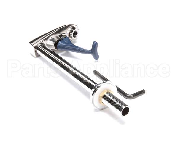 B-1210 T&S Brass Glass Filler, 8 Deck Mount Pedestal, 1/2