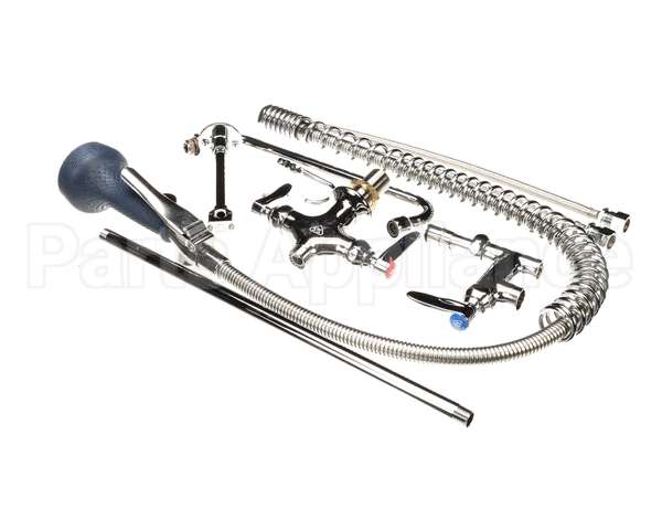 B-2338-08 T&S Brass Prerinse Unit: Single Hole Base Wall B