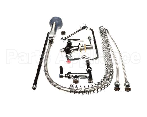 B-2338-08 T&S Brass Prerinse Unit: Single Hole Base Wall B