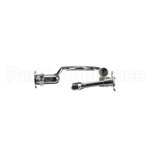 B-2456-W T&S Brass Wall Mount Elbow, 123X Rigid Gooseneck,