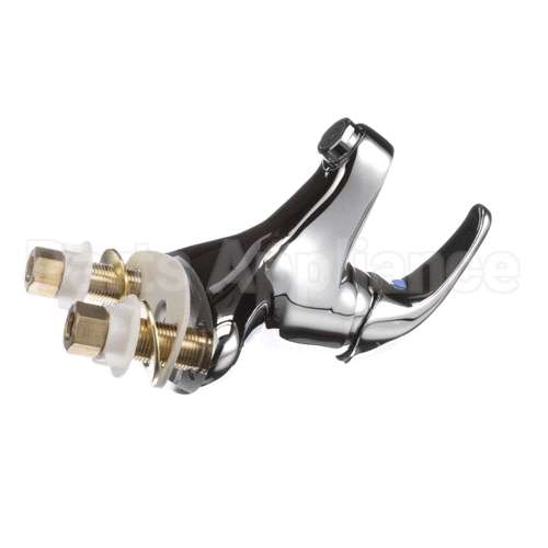 B-2711 T&S Brass Single Lever Faucet, 4 Centerset, 4 Hand
