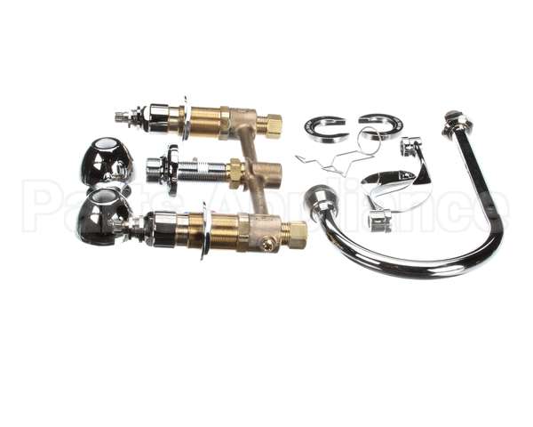 B-2866-04-QT T&S Brass Concealed Widespread Faucet 8 Centers