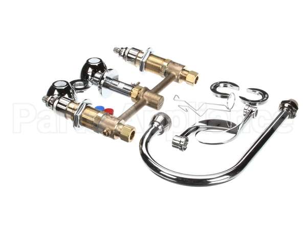 B-2866-04-QT T&S Brass Concealed Widespread Faucet 8 Centers