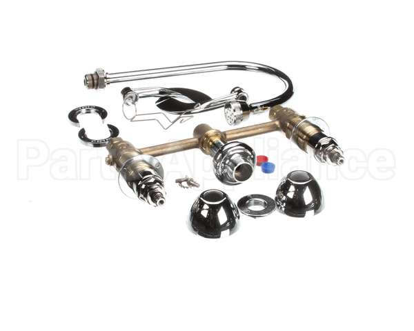 B-2866-04-QT T&S Brass Concealed Widespread Faucet 8 Centers