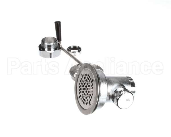 B-3950-SB T&S Brass Waste Drain Valve, Twist Handle, 3-1/2 X