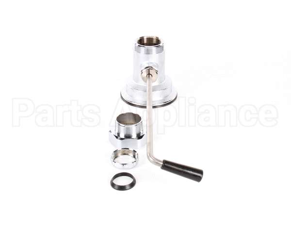 B-3950 T&S Brass Waste Drain Valve, Twist Handle, 3-1/2"