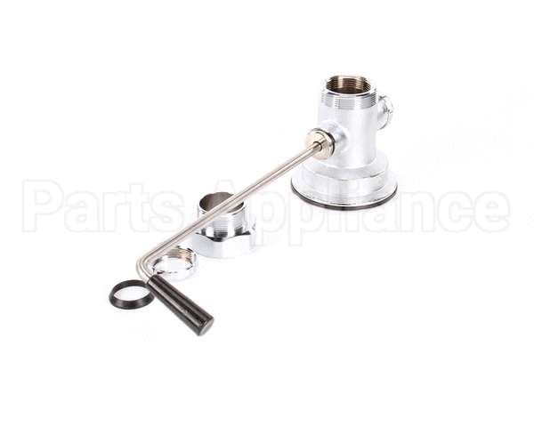 B-3950 T&S Brass Waste Drain Valve, Twist Handle, 3-1/2"