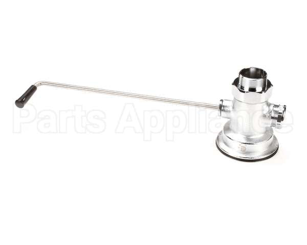 B-3950-XL T&S Brass Waste Drain Valve, Long Twist Handle, 3-
