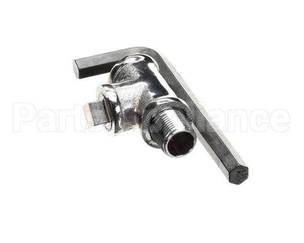 B-TEE-RGD T&S Brass Rigid Tee Assembly, Chrome Plated