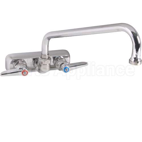 B1117M Compatible TS Brass Faucet, 4"Wall, 10"Spt, Leadfree
