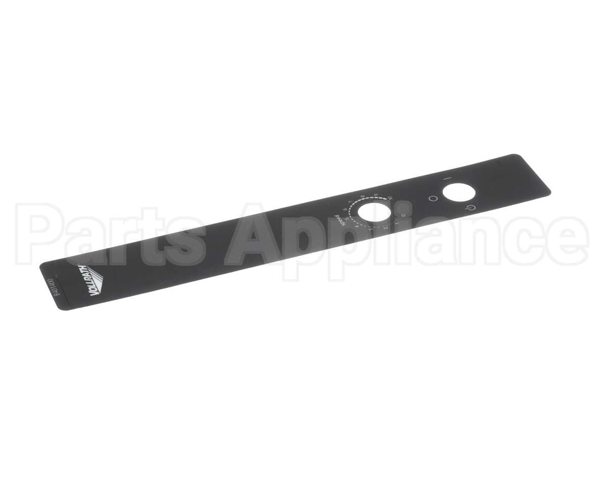 B401400 Vollrath Label, Control, Ct2