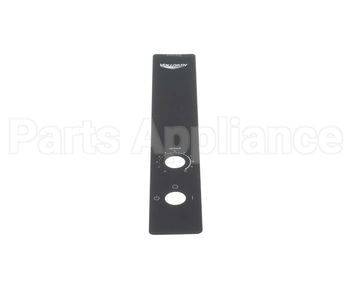 B401400 Vollrath Label, Control, Ct2