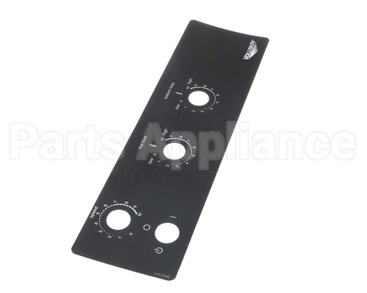 B401401 Vollrath Label, Control Ct4