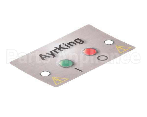 B531 Ayr King Mylar Control Board Sticker Fo