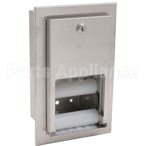 BDY5412-000000 Compatible Bradley Dispenser, Tissue, Recessed, S/S