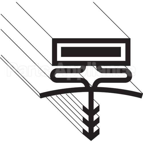 BLRB54117 Compatible Bally Gasket, Door, 37-3/8" X 77-1/2"