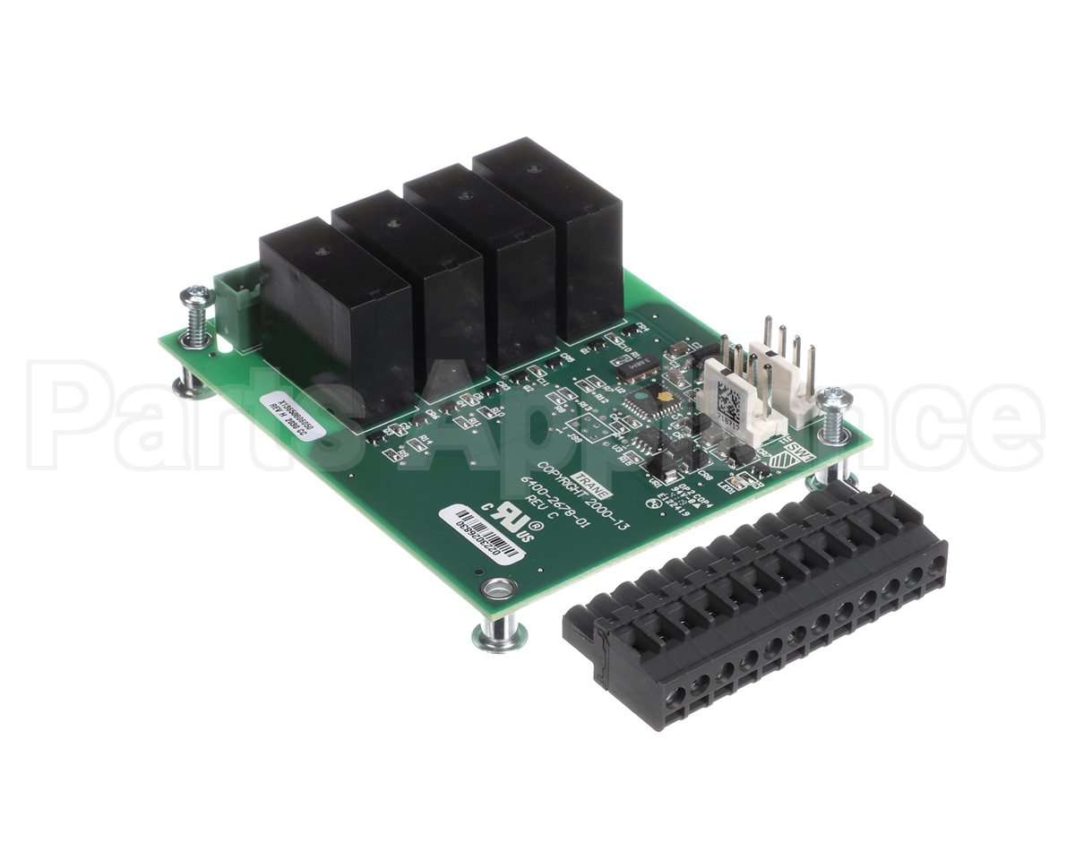 BRD04879 Trane Board; Quad Relay Output, With Pluggable