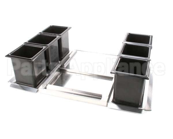 BW6-24R Perlick Ice Chest Bottle Wells, 6, Ts