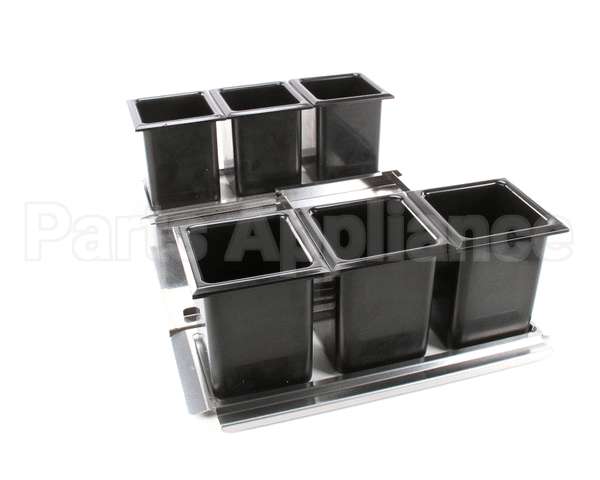 BW6-24R Perlick Ice Chest Bottle Wells, 6, Ts