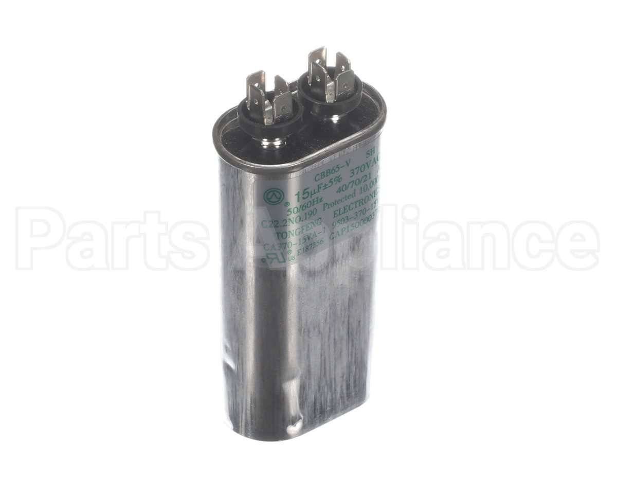 CAP150000370VAP Amana-Goodman 15Mfd 370V Oval Run Capacitor