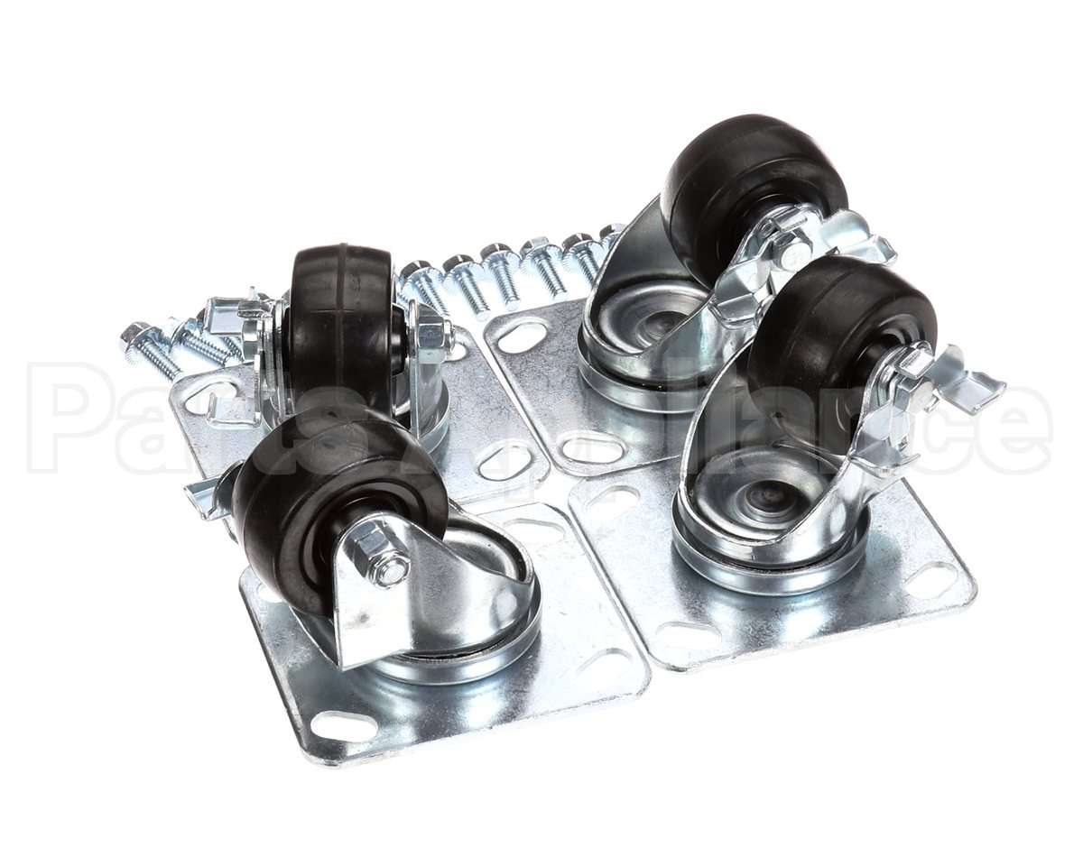 CK11 Traulsen Caster Kit - Four 3.625In Plat