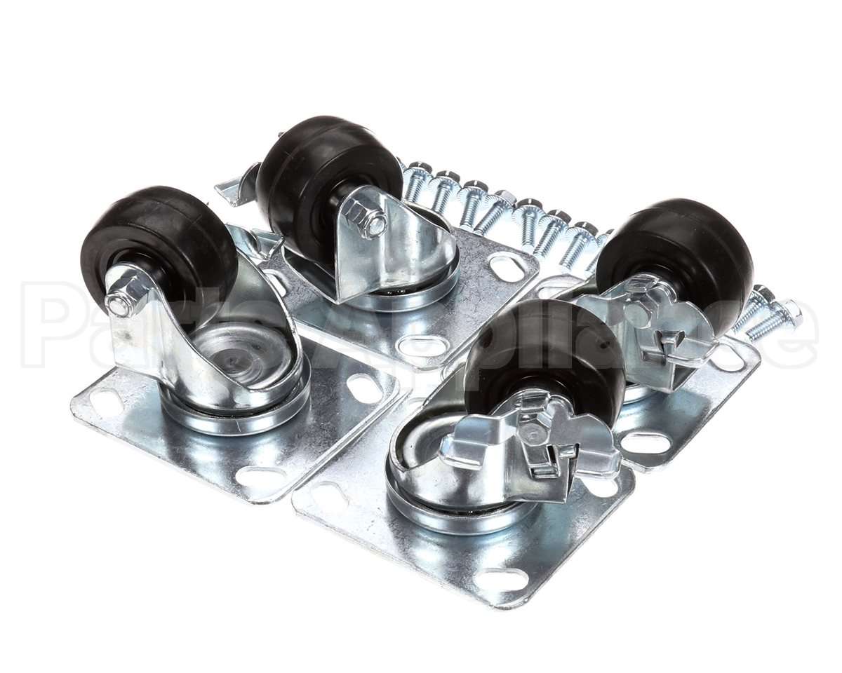 CK11 Traulsen Caster Kit - Four 3.625In Plat