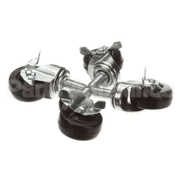 CK28 Compatible Traulsen Kit Four 2.50 In Stem Casters