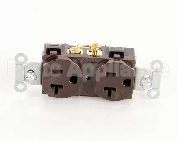 CR20 Hubbell Lighting Duplex Receptacle Brown