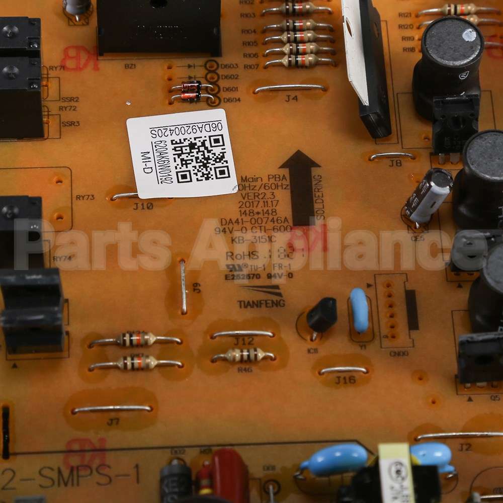 DA92-00420S Samsung Assy Pcb Main;America,Nw2-Fdr,148*148Mm,