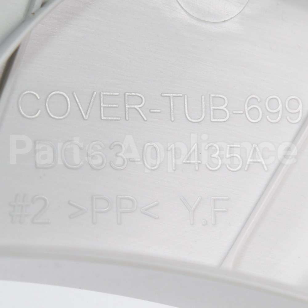 DC63-01435A Samsung Cover Tub;Hudson,Pp,Ktl Gray,Bi452,Gy026