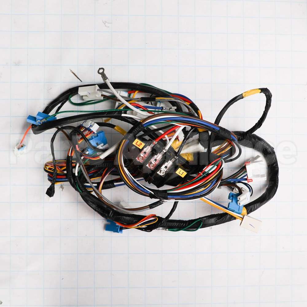 DC93-00929A Samsung Assy Wire Harness-Main;Dryer-L,Dual Heat