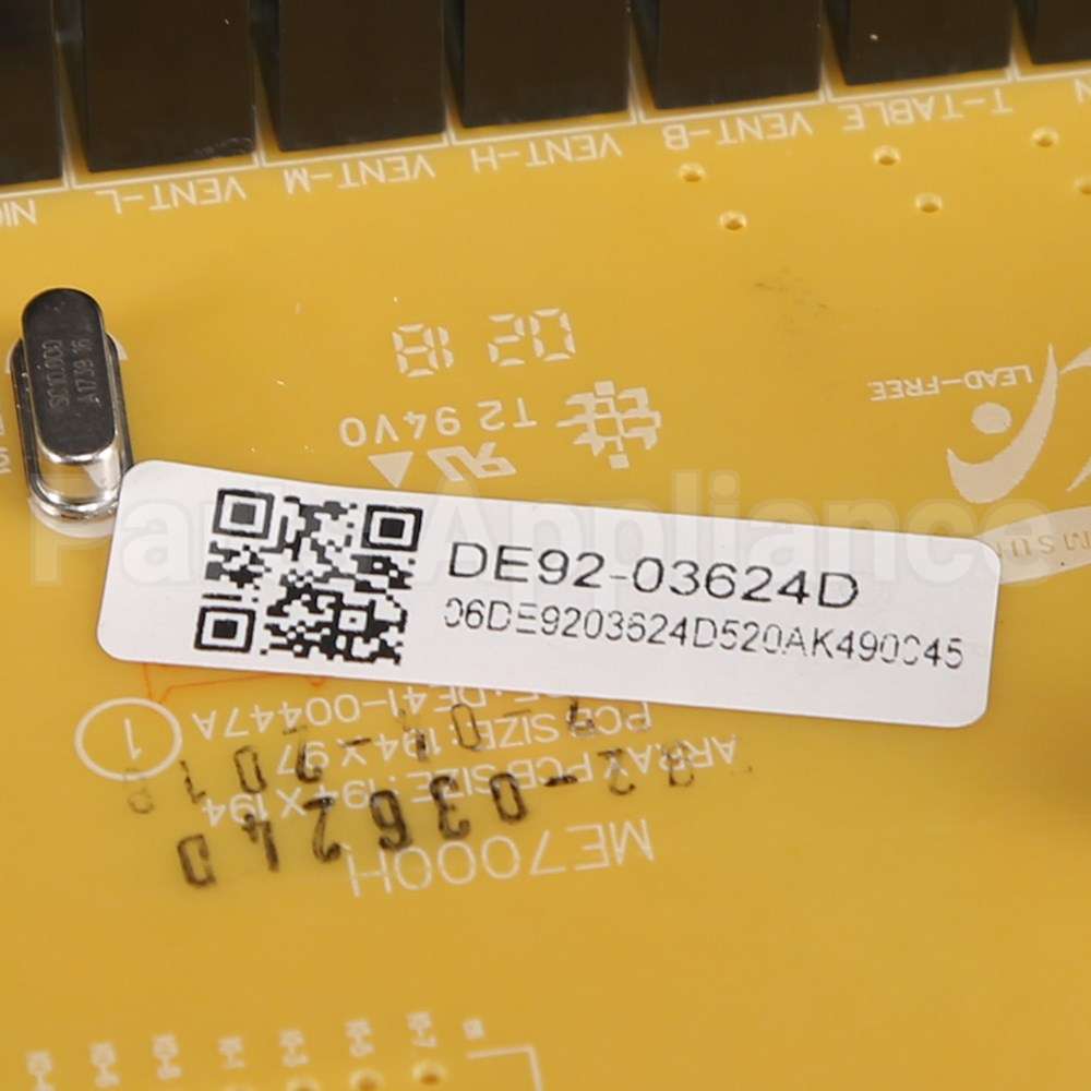 DE92-03624D Samsung Assy Pcb Main;Me21H706Mqs/Aa,Me7000Ha_2.